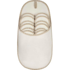 ONVAYA® ABS Guest Slippers Beige Set of 6 Non-Slip Sole Slippers Felt Slippers Size 36-45 Guest Slippers, beige