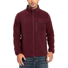 Pioneer Camp Men's Fleece Jacket Full Zip Outdoor Polar Lightweight Windproof Jacket with Zip