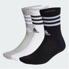 adidas Unisex Kinder 3-stripes Cushioned Crew Socks 3 Pairs MANNSCHAFTSSOCKEN (3er Pack)
