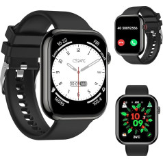 Smartwatch for Men/Women with Phone Function - 1.85 Inch Screen Fitness Watch, Heart Rate, SpO2, Sleep Monitor, Pedometer, IP68 Waterproof Watch, 113+ Sports Modes Sports Watch for Android iOS