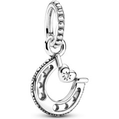 Pandora Passions Hand Eye and Feather Pendant