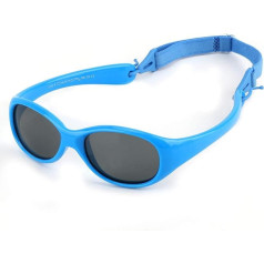 Hifot Baby Girl Boy Sunglasses, UV Protection Polarised Toddler Sunglasses, Flexible Children's Sunglasses, Temple Not Foldable - Age 6 Months to 2 Years
