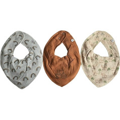 Pippi Baby Bandanas Pack of 3 Triangular Scarves