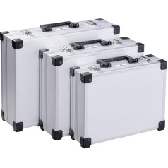 TOOLCRAFT TO-5091552 Universal Tool Pilot Case Unequipped 3-Piece (W x H x D) 358 x 144 x 44 cm