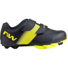 Northwave Hammer 2 Junior Children's MTB Bicycle Shoes Black/Yellow 2025