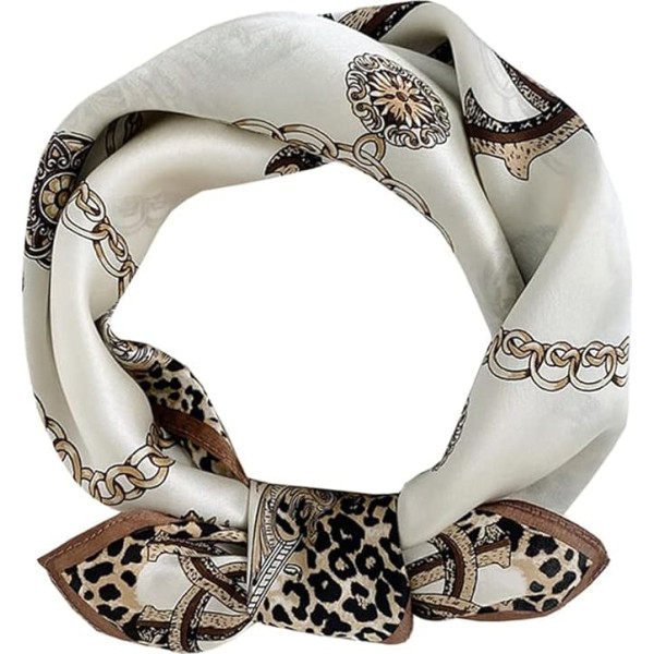 Ecroon Silk Scarf Women's Neckerchief Silk Scarf Bandana Handkerchief Neck Wrist Headscarves