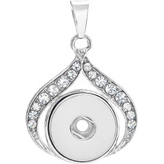 ANDANTE Chunk Pendant for Chunks Click Buttons Poppers, Precious metal