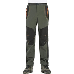 Men's Cycling Rain Trousers Lined Breathable Adult XXL Waterproof Trousers Bicycle Rain Trousers Large Sizes Stretch Short Size Long Rain Trousers Bicycle Trousers Wind Protection Lightweight Outdoor
