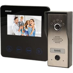 Videouztvērēja komplekts, brīvroku komplekts, krāsains, LCD 4,3