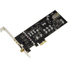 KALEA-INFORMATIQUE 7.1 HD HiFi Sound Card 24 Bit 192 kHz 100 dB on PCIe Port with Cmedia Oxygen CM8828 / CM9882A Chipset - High and Low Profile