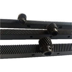 ZHENGGUIFANG ZGF-BR Left Helical Gear 1.25 Shape Spiral Angle 19 Degree 25/32/40/60 Teeth for Engraving Machine Rack (Colour: Diagonal Right 671 mm, Guide Length: 25T hole16)