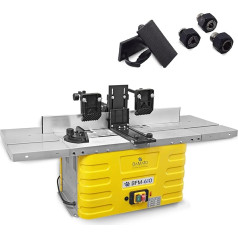 BAMATO BFM-610 Table Milling Machine with Variable Speed Control Including Collet Set
