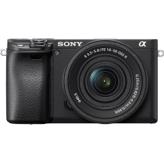 Sony Alpha 6400 APS-C Mirrorless Camera with Sony 16-50 mm Power Zoom Lens, Fast 0.02s Auto Focus with Eye Detection for Humans and Animals, 4K Film Recording and Tilting Display for Vlogging