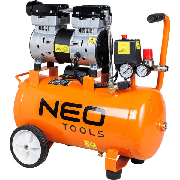 Neo Tools Kompresors bez eļļas 24 l