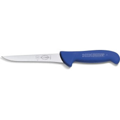 F. DICK ErgoGrip 82368152 Boning Knife Stiff / Butcher Knife (Blade Knife 15 cm, Stainless Steel 56 HRC) - Blue