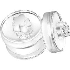 VICSOU Glass Fermentation Weights with Easy Handles Sauerkraut Kimchi Pickles and More Home Fermented Food Weighted Stone Dishwasher Safe for Wide Mouth Mason Jars (3)