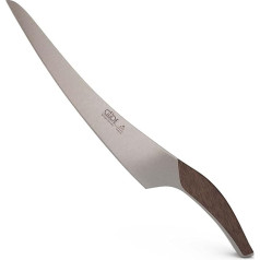 GÜDE Solingen - Carving Knife Forged, 26 cm, Smoked Oak, Synchros, Handmade Germany, Brown