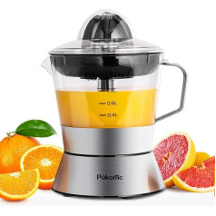 Electric Citrus Juicer, Orange Squeezer with 40 Watt Powerful and Quiet Motor, Lemon Squeezer with Stainless Steel 1 L, Control Pulp, Citrus Juicer for Grapefruit and Lemons