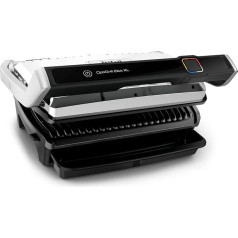 Tefal OptiGrill Elite XL - electric grill for the automatic kitchen with 16 automatic programs, freezer function, meat, well marked, manual mode, stainless steel, black GC760D12