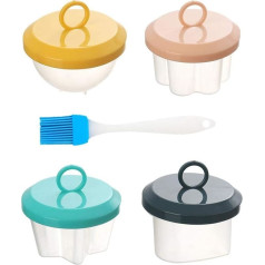 Egg Cooker Poaching Cup Egg Cooker Non-Stick Poached Egg Maker for Cooking Breakfast Eggs Sandwiches Kitchen Accessories