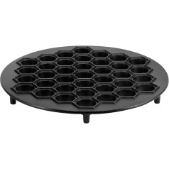Beufee 37 Hole Dumpling Mold Russian Dumpling Mold Pelmeni Maker 37 Hole Dumpling Mould Ravioli Maker Aluminum Alloy Baking Molds Pastry Kitchen Accessories