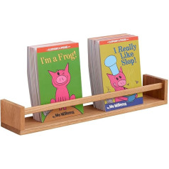 Wall Shelves Children's Room - 60 cm Bookshelf Children's Oak Floating Shelf Wall Shelf Solid Wood Bookshelf Children's Wall for Living Room Spice Rack