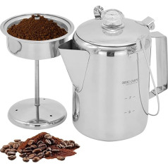 Induction Moka Pot, Stove Coffee Maker, Percolator Coffee Pot, Camping Coffee Machines Stainless Steel Coffee Maker
