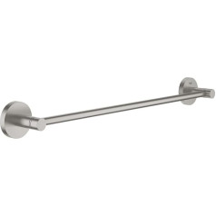 GROHE Start 41197DC0 Bath Towel Holder 450 mm Metal Concealed Fixing Super Steel