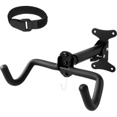 Bicycle Wall Mount Foldable Bicycle Holder up to 25 kg, Bicycle Wall Mount for Garage, Home, MTB, Road Bike