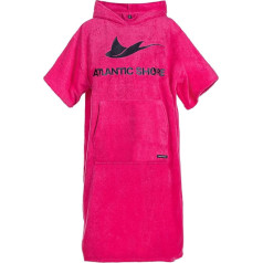 ATLANTIC SHORE | Surf Poncho | Badeponcho mit Kapuze aus 100% Baumwolle | Unisex | Basic für Erwachsene