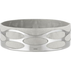 Stelton 7 x 23 cm Stainless Steel/ 100 Percent Cotton Embrace Bread Tray, Chalk