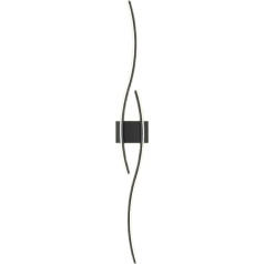 ZD149 Sienas lampa sienas lampa melna 60cm auksti balta