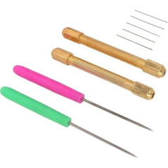 Rerooting Tool for Doll Hair Doll Hair Rooting Holder Needle Set Professional DIY Doll Hair Wig Rerooting Tool Awl Accessories