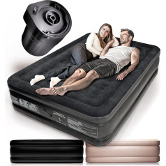 Aerios - Air Bed for 2 People - Self-Inflating Air Mattress | Premium Guest Bed without Power Cable - Integrated USB-C Pump - Inflatable Bed - Choose Size Now