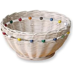 Zita's Creative Craft Set - Basket with Wooden Beads, Wicker, Wicker Set, Wicker Cane, Wicker Material, Wicker Set, Rattan