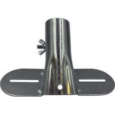 Heavy Duty Metal Broom Handle Holder with Adjustable Diameter to Support Fixed Broom Handles (3)