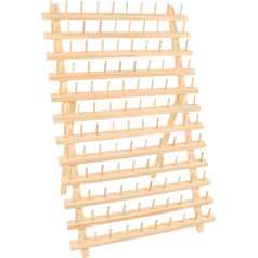Euyehn Thread Spool Organizer, Thread Rack, Große Kapazität Holzstickstätte Fadenhalter, Mehrzweckorganisation für Desktop -Tabellen Display Stand Regale