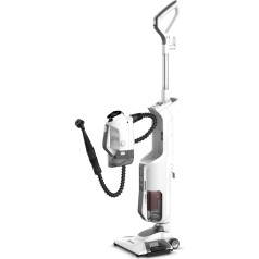 POLTI Vaporetto 3 Clean PTEU0295 Steam Vacuum Cleaner, Kills and Eliminates 99.9%* of Viruses, Germs and Bacteria, White, 1800 W