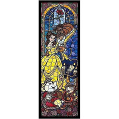 5D DIY Diamond Painting 35 x 95 cm Beauty and the Beast Large Full Pictures Large XXL Full Picture Set for Entrance Hall, Passage, Chimney