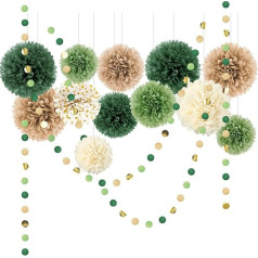 Olive Green Flower Garland Kit