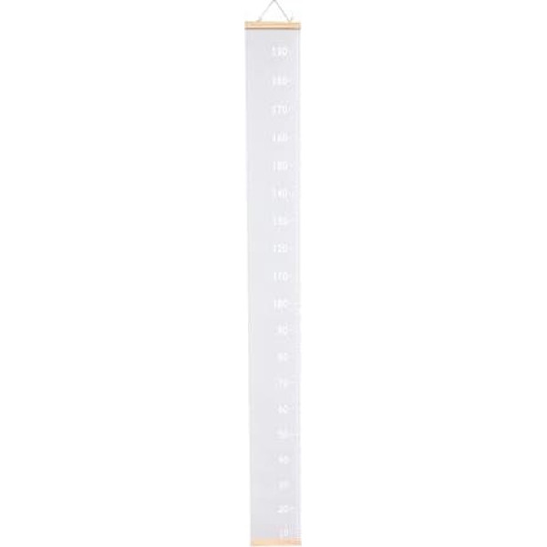 TOYANDONA Children's Height Gauge Height Meter Growth Measuring Bar Roll Up Children Baby Nursery Decoration for Children Nursery Bedroom Grey Children Children's Height Chart