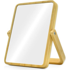 Olly & Rose Mirror - Bamboo Small Natural Wood Frame