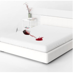 Home Still 100% Waterproof Mattress Protector, Cotton Terry Towel, Breathable Top and Waterproof Base, Antibacterial Mattress Topper for Comfortable and Safe Sleep