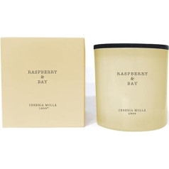 CERERÍA MOLLÁ 1899 XL Candle, Raspberry & Black Vanilla, 3 Wicks, 80 Hours Burning Time, Handmade Candle with Natural Fragrances, Recyclable Packaging