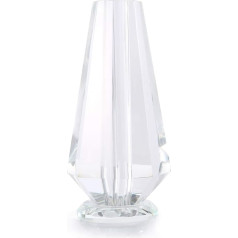 1 Piece Vase Decoration, Clear Elegant Crystal Vase Craft Decoration for Crystal Rose Flower