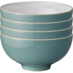 Denby 415041112 Rice Bowls Stoneware Fern Green