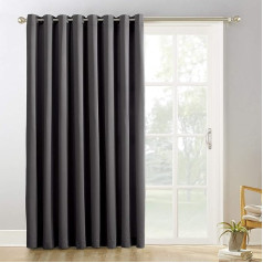 Sun Zero Easton Blackout Patio Door Curtain Panel, 100