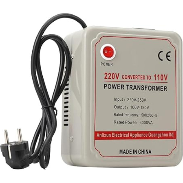 3000 W Voltage Converter Transformer 220 V to 110 V Step Down Converter Transformer Converter 3000VA Step-Down Converter Transformer Converter Voltage Transformer