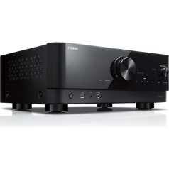 Yamaha Receiver RX-V4A Black - Network Receiver with MusicCast Surround Sound, Gaming Specific Functions and Voice Control Systems - All-Round Talent with 5.2 Channels