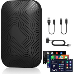 Play2Video Pro AI Box, Wireless CarPlay & Android Car Adapter
